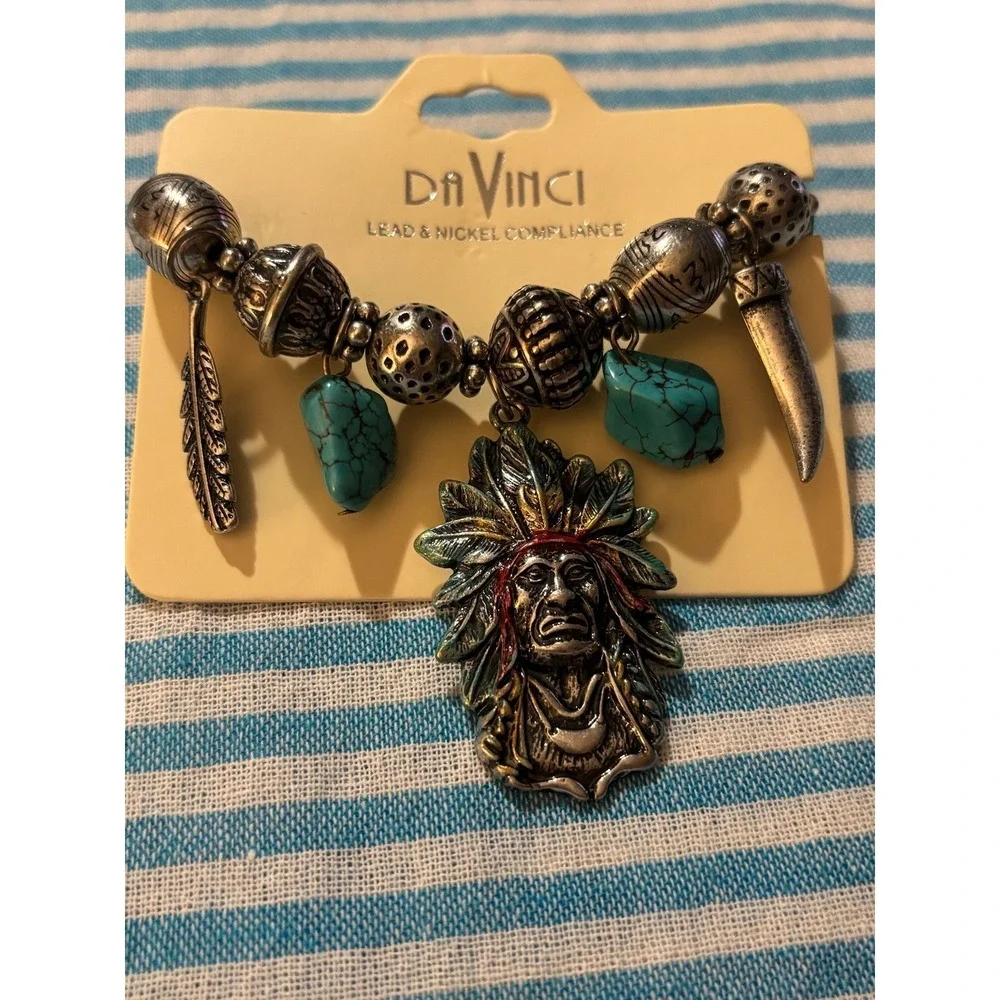 #26.  Native American Stretch Bracelet